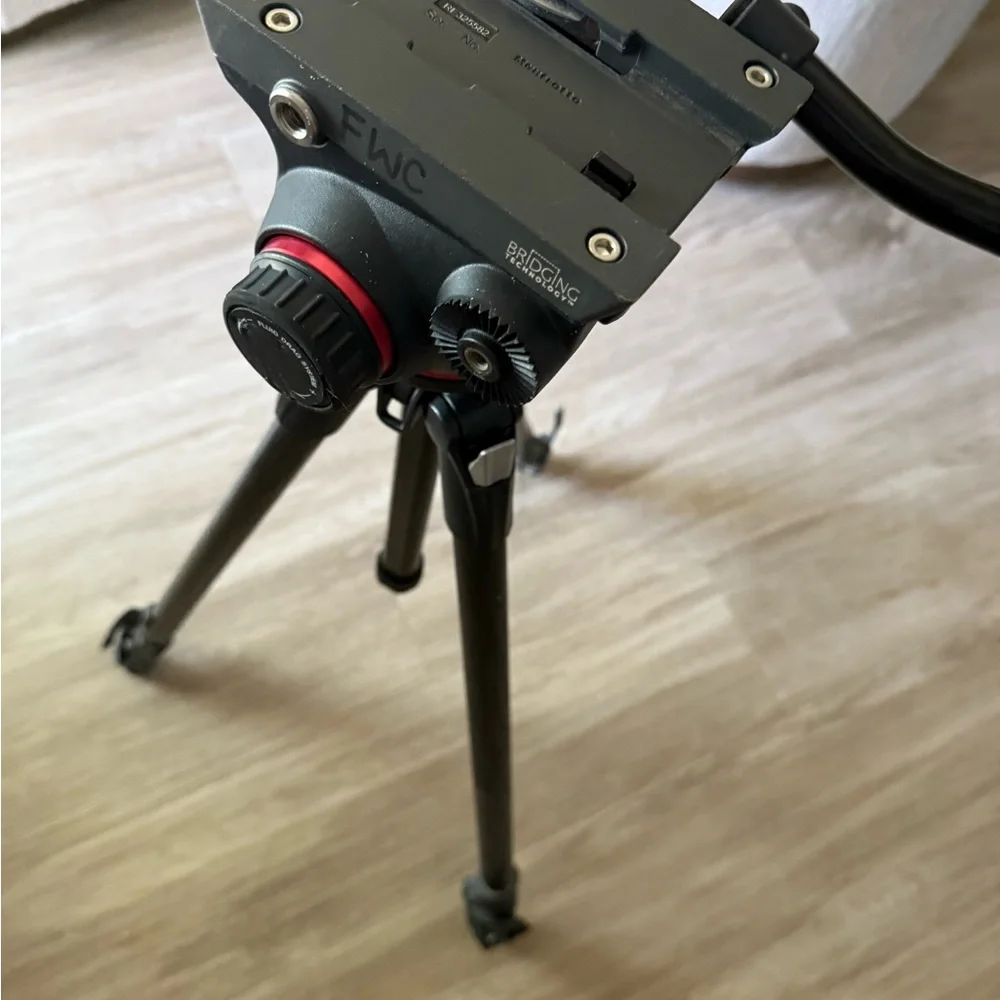 Manfrotto 502AH Video Head & MT055XPRO3 Aluminum Tripod